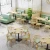 Import Wholesale High quality restaurant bubble tea tables chairs Metal Furniture Sets from China