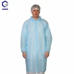Wholesale In Stock Sms PP Disposable Coverall White Cheap Type Ppes Suit Safety Clothing