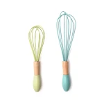 Wholesale Kitchen Tool Plastic Handle  Rotating Cake Baking Egg Whisk, Kitchenware Manual Egg Beaters