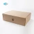 Import Wholesale kraft paper custom gift shipping black corrugated mailer box from China