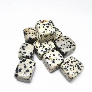 Wholesale  Natural Dalmation Jasper Crystal Polished Tumbled Stone : Bulk Tumbled Stone : Agate Tumbled Stone From India