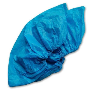 Wholesale price medical disposable PE non-woven fabric shoe covers
