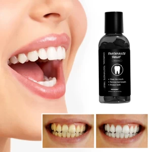 Wholesale  Private Label natural herbal Charcoal coconut mint travel whiting teeth whitening product Toothpaste Tablets