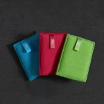 Wholesale Rectangle Kitchen Dishwashing Sponge Degrease Microfiber Double-sided Scouring Dishes Cleaning Sponge Pad