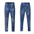 Import Wholesale Ripped Jeans Women Denim Jeans Pants Stretch Jeans With Gold Chain from China
