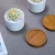 Import Wholesale Round White Mini 2.95 inch Ceramic Flower Planter Pot with Bamboo Tray from China