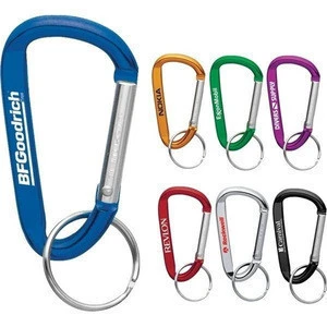 Wholesale Safety Aluminum Sport Carabiner with Snap Hook,Promotional Carabiner