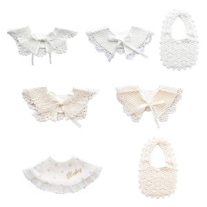 Wholesale Solid Lace Baby Bibs
