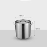 Wholesale Stainless Kitchen Pot Stainless Steel Soup Pot