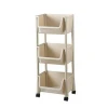 wholesale Stamped 3-layer storage shelf plastic kitchen storage rack shelf
