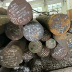 wholesale steel prices C45 IC45 bearing  080A47 forged round shaft hollow bar steel blocks