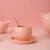 Import Wholesale Unique Pink Clay Coffee Pot Ceramic Tea Pot Set from China