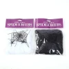 Whosale  Halloween Spider web  decoration party supplies  fake spooky spider  cotton stretchy  web