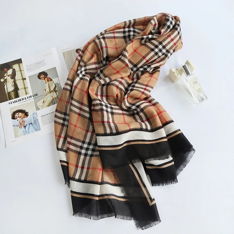 Winter new classic large scarf silk square 130cm one piece fashion printing shawl scarf