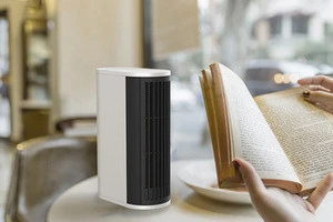 Winter New Vertical &amp; Horizontal 500W 220V Portable Electric Mini Easy Home Fan Heater White Heating Wire Heat (DH-QN06)