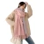 Import women double side thick pashmina scarf knitted cashmere shawl from China