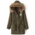 Import women fur parka co para mujer Manufacturer European Fake Fur Lining Faux Long Hooded coat women womens parka jacket Winter Coat from China