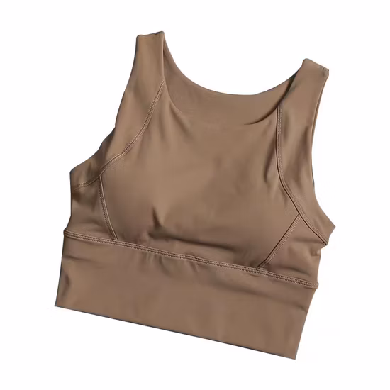 Women?s Yoga Sports Bra Padded Crop Workout Tank Top with Built in Bra