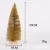 Import Wood Mini Christmas Gold Tree Artificial Christmas Small Tree Table Top Tree Craft for Christmas Decoration from China