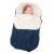 Import Wool Knitting Baby Sleeping Bag Thickening Flannel Warm Stroller Sleeping Bag For Winter from China