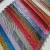 Import Woven Backing Technics PVC leather for ladies handbags with matte snake skin emboss from China