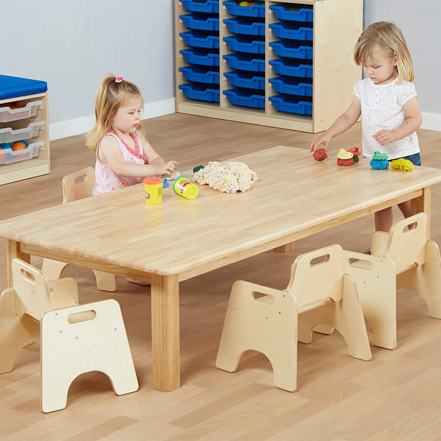 Xiair Children Furniture Set Montessori Daycare Classroom Furniture School Sets Supply Children Kids Study Table Baby Chair Desk