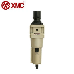 XMC HNAW5000-10 Aluminum Die-casting frl pneumatic parts adjustable air pressure regulator and filter