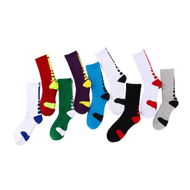 YRST 448 jacquard sports socks manufacturer sporty socks elite socks basketball