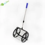 YumuQ 2-in-1 Ball Picker Upper for Tennis, Retractable 360 degree Roller Ball Picker Net Basket for Tennis Training