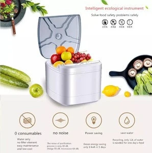 Yzora portable activated oxygen hydroxy baby food sterilizer ozone fruit and vegetable washer machine for kitchen use