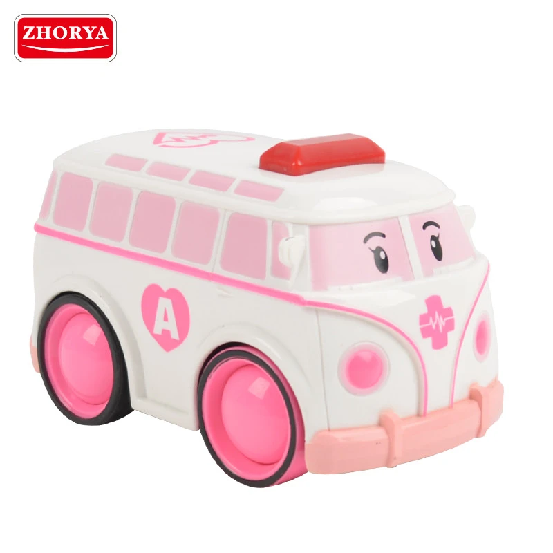 Zhorya pink plastic toys remote control rc ambulance for kids