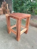 Retro Bar Table Solid Wood