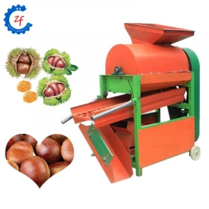 New chestnut stab husk shelling machine / chestnut peeling machine / chestnut sheller machine