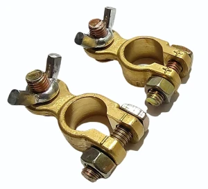 Brass Wing Nut Type Battery Terminal Connector