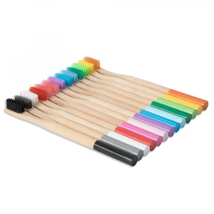 Multiple Coloured Bamboo Toothbrush