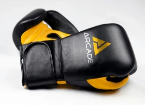 Arcade Boxing Gloves 14 oz black / Yellow