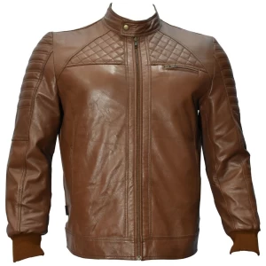 Milky Chocolaten Brown Leather Jackets
