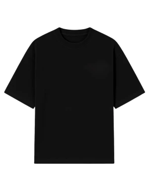 Basic Black Oversize T-Shirt Cotton