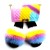 Import 2021 hot selling colorful rainbow handbags jelly bags with matched fur slides for women from China