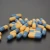 Import 0#Cold Blue+Dahlia Yellow Gelatin Capsules from China