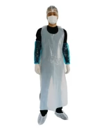 CPE gown apron plastic gown