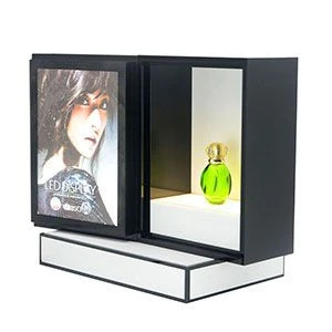 Acrylic Makeup Organizer Perfume Display Rack Cosmetic Advertising LED Display Stand 7454 2021