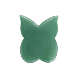 YLELY - Factory Price Green Aventurine Jade Gua Sha Wholesale Butterfly