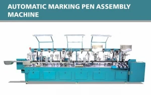 Automatic white board marker pen assembly machine