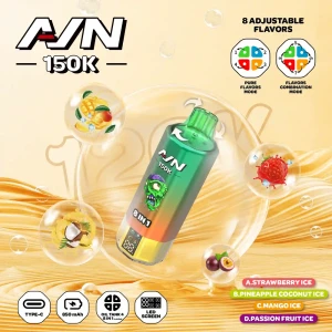 Bulk AIVONO AIM AVN 150K Vape | 4 Tropical Ice Flavors 8-in-1 Kit | Wholesale Lowest Price | Czech Republic & Worldwide