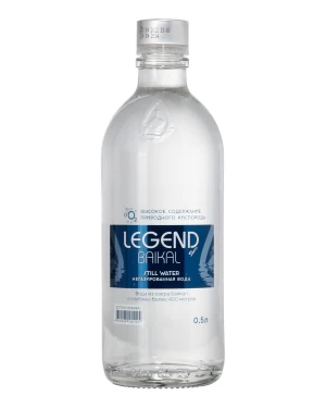 Legend of Baikal Mineral Water 500cl glass bottle
