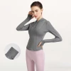 Women's running fitness casual fashion hooded slim tops