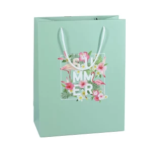 PAPER SHOPPING BAG WITH PP HANDLE