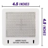 LUFUTA Universal ceramic ozone plates 4.5"x4.5" 2pack