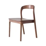 Italian Simple Modern Solid Wood Dining Chair Black Medieval High Makeup Indoor/Outdoor Chair Bedroom School Hospital E
